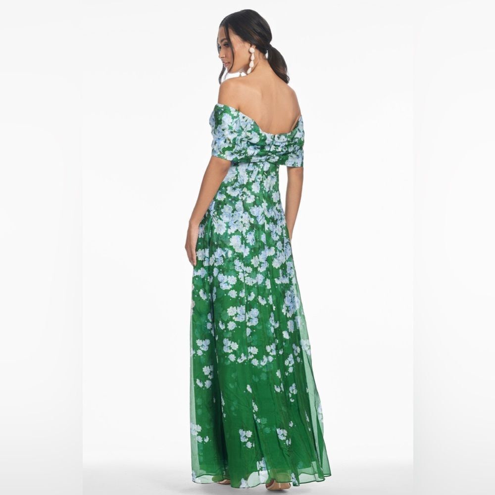 NWT Sachin + Babi Kennedy Gown in Kelly Green Size 4 - Picture 5 of 13